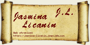 Jasmina Ličanin vizit kartica
